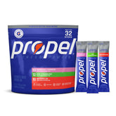 Propel paquete frontal mostrando diseño y beneficios de hidratación