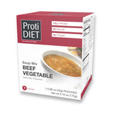 ProtiDIET frente del empaque mostrando 7 sobres y beneficios nutricionales