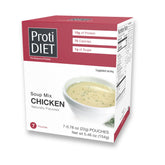 ProtiDIET empaque frontal mostrando 7 sobres y beneficios nutricionales