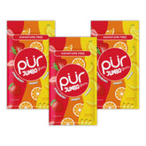 PUR Gum paquete frontal mostrando diseño y cantidad 3x20 para compra conveniente