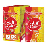 PUR Gum bolsa frontal con chicles JUMBO, presentación clara y fresca