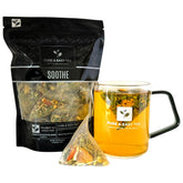 Pure And Easy Tea vista frontal del envase con diseño y beneficios