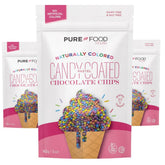 Pure Food by Estée frente del empaque, envase resellable que conserva frescura