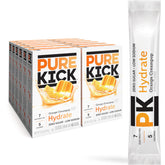 PURE KICK frente del paquete mostrando 72 sobres y beneficio de conveniencia