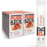 PURE KICK frontal del paquete Blood Orange mostrando branding y cantidad