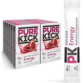 PURE KICK empaque frontal mostrando 12 cajas y 72 sobres para ahorro