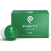 PURITY COFFEE caja frontal mostrando diseño y beneficios para frescura