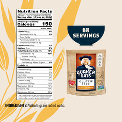 Quaker detalle de textura de copos tradicionales, visualmente cremosos