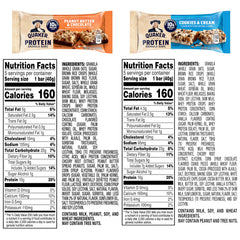 Quaker textura: crisps de proteína visibles que aportan crocancia