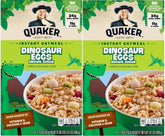 Quaker empaque frontal mostrando caja y marca, buen aspecto y conveniencia
