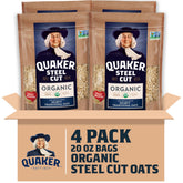 Quaker frente del empaque 20oz con cierre resellable, conserva frescura