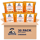 Quaker empaque frontal mostrando 30 unidades, práctico para llevar