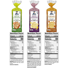 Quaker torta de arroz primer plano textura crujiente y horneado saludable