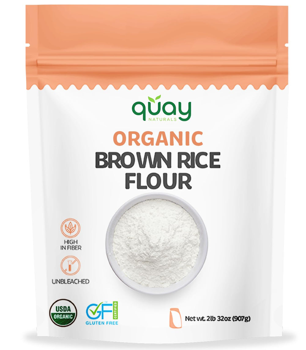 Quay Naturals frente del empaque mostrando producto orgánico y tamaño 2 lb