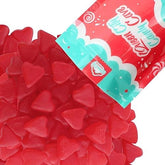 QUEEN CITY CANDY CAVE frente del paquete mostrando corazones