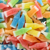 Queen City Candy Cave paquete frontal mostrando mezcla surtida y sello resellable