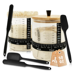 Rakovar tarro 50oz frontal mostrando capacidad y marcaciones claras