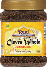 Rani frasco frontal mostrando 400 g de clavos, conservación prolongada