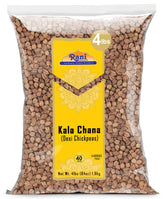 Rani Kala Chana frente del paquete mostrando peso y beneficios