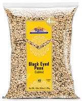 Rani Black Eyed Peas vista frontal del paquete grande, ideal para compras a granel