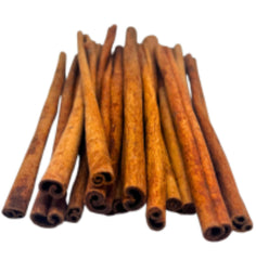 Raw Essentials canela Cassia frontal mostrando ramas enteras y beneficio de calidad