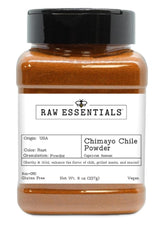 Raw Essentials envase frontal 8 oz mostrando color y marca para cocina auténtica