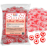 RBBZ Party bolsa frontal mostrando corazones rojos, beneficio: apariencia atractiva