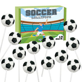 RBBZ Party paleta frontal con diseño de balón de fútbol, ideal para decoración de fiestas