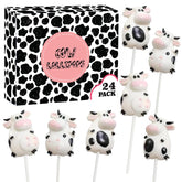RBBZ Party paleta vaca frontal, diseño adorable y llamativo