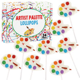 RBBZ Party frente del paquete mostrando 24 piruletas decorativas, ideal para fiestas
