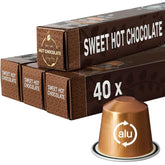 REAL COFFEE GREAT TASTE. EVERY DAY paquete frontal con 40 cápsulas y diseño atractivo