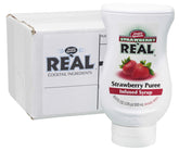 Reàl Infused Exotics botella frontal Strawberry Reàl, dosificado preciso y práctico