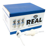 Reàl Infused Exotics botella frontal mostrando etiqueta y volumen