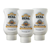 Reàl Infused Exotics botella frontal pack de tres, fácil dosificación