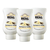 Reàl Infused Exotics vista frontal del pack de tres botellas, ideal para hostelería