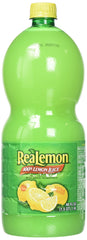ReaLemon botella 48 oz mostrando etiqueta y formato práctico