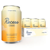 Recess pack de 12 latas frontal mostrando diseño y cantidad