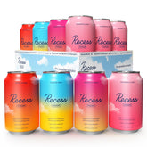 Recess vista frontal del paquete Paradise, presenta variedad y conveniencia