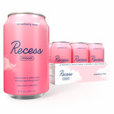 Recess pack frontal mostrando la lata Strawberry Rose y su diseño relajante