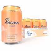 Recess lata frontal Peach Ginger mostrando diseño y sensación de calma