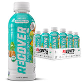 RECOV3R 180 frente del envase Tropical Ice mostrando etiqueta clara y beneficios