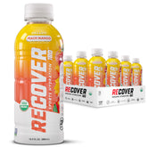 RECOV3R 180 frente del envase Durazno Mango mostrando diseño y beneficio orgánico