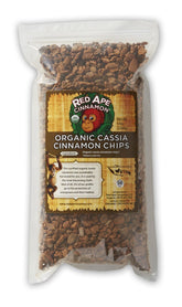 Red Ape Cinnamon bolsa frontal mostrando 1 libra y origen Indonesia, práctico empaque