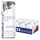Red Bull lata Coconut Berry frontal, sabor exótico y energía inmediata