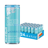 Red Bull lata frontal Iced Vanilla Berry muestra diseño y refresco inmediato