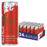 Red Bull lata frontal Sandía mostrando diseño y frescura