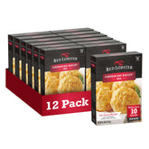 Red Lobster caja frontal mostrando mezcla Cheddar Bay y facilidad