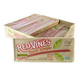 Red Vines bandeja frontal mostrando twists mixed berry y porciones visibles
