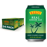 Reed's lata frontal mostrando diseño y conveniencia para refrigerar