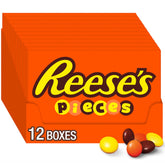 Reese's caja frontal mostrando diseño y facilidad para compartir